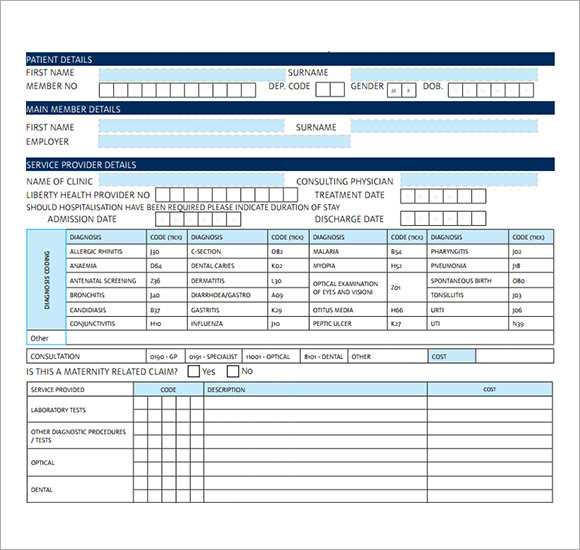 medical receipt template xls