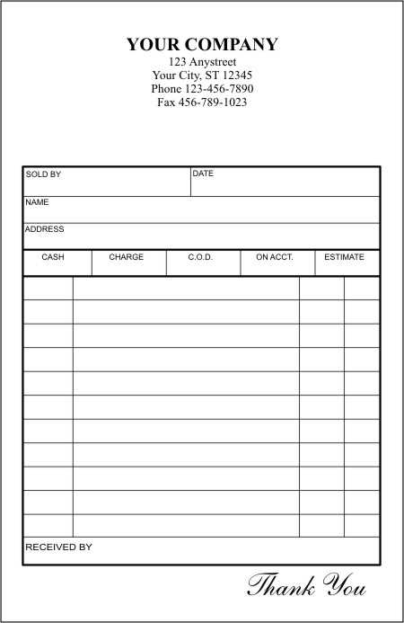 business form templates grooming receipts