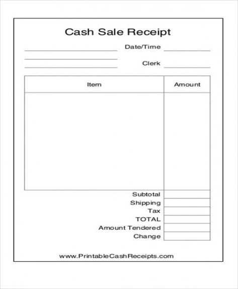 car sale receipt template excel