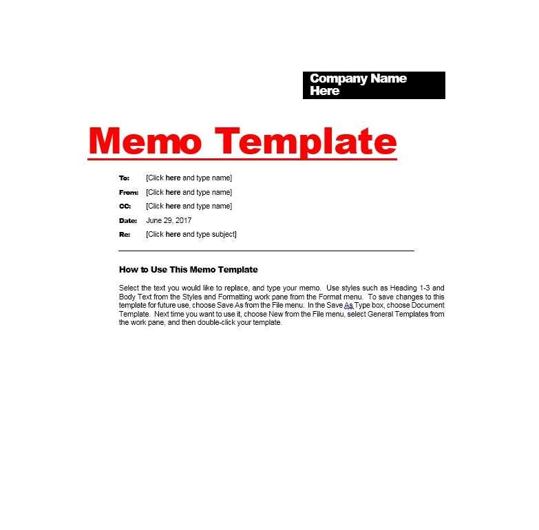 declaration of missing receipt memo template