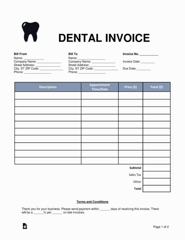 free expense receipt template