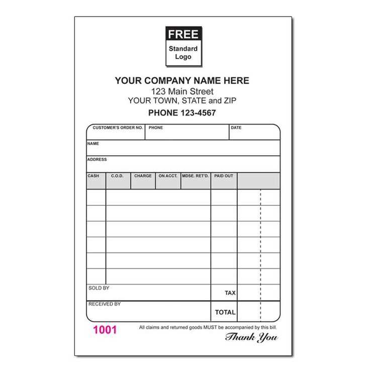 general receipt template