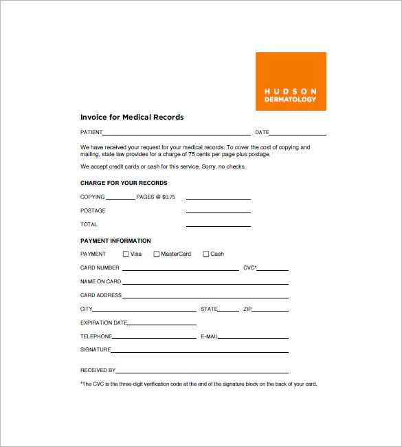 medical receipt template pdf