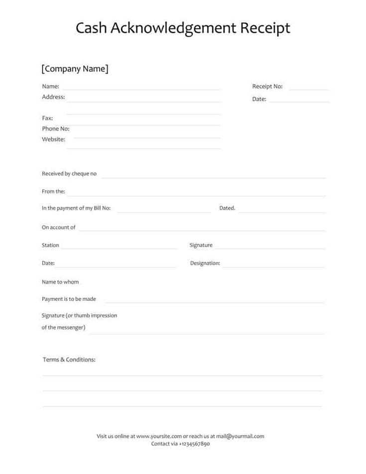 payment confirmation receipt template