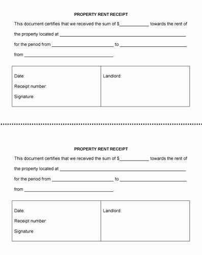 property receipt form template