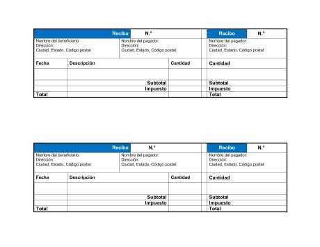 receipt for services template word