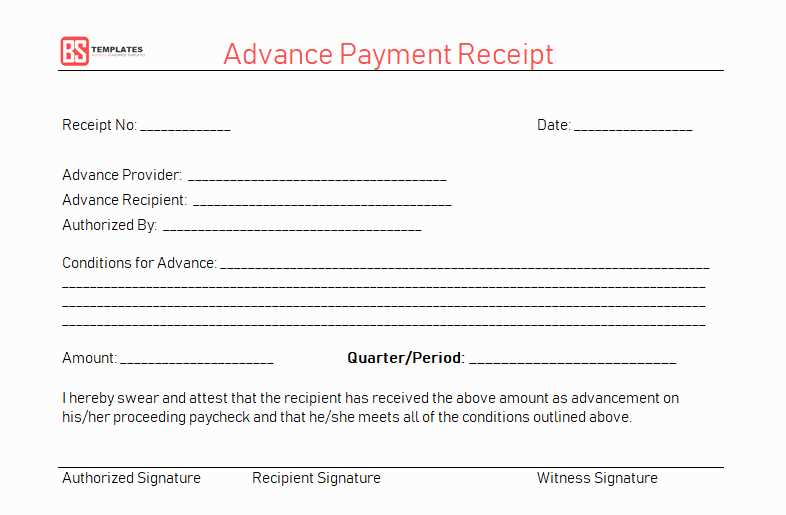 receipt of payment email template