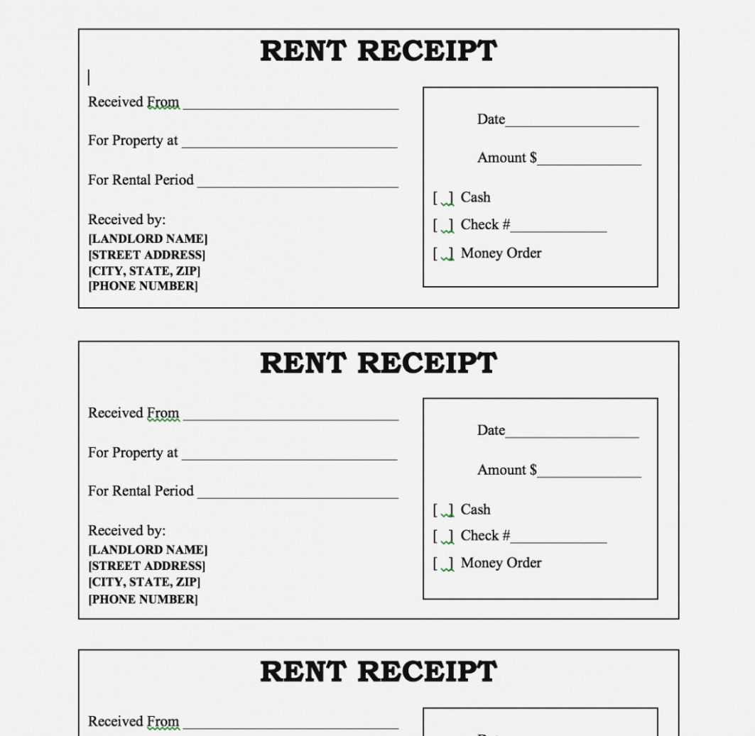 receipt of procedures manual template