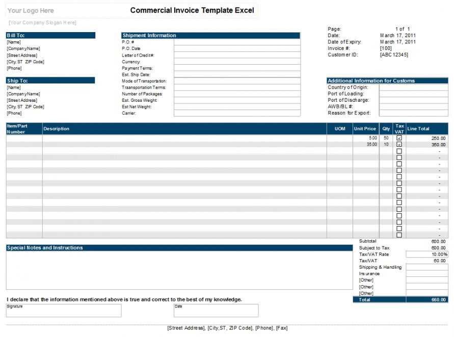 receipt template excel editable