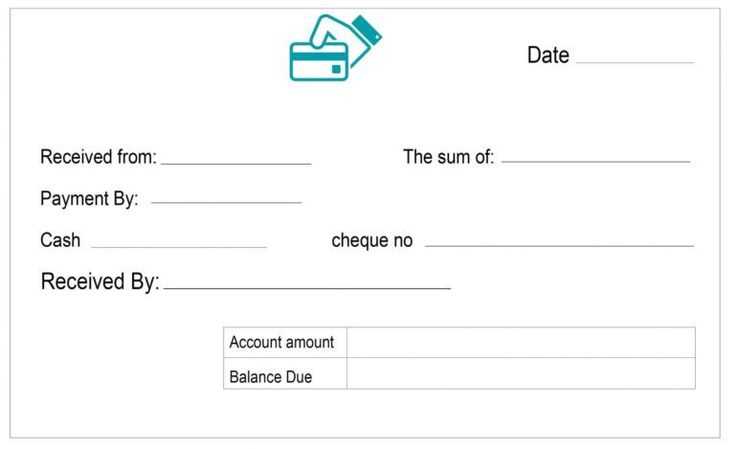 receipt template for rehab work