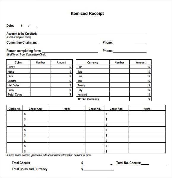 receipt template ph