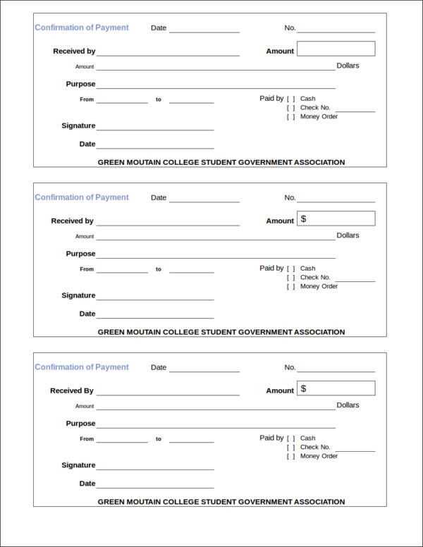 receipts and disbursements template
