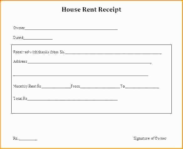 rent receipt template word 2007