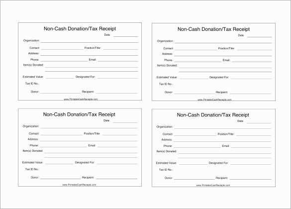 tax deductible donation receipt template australia