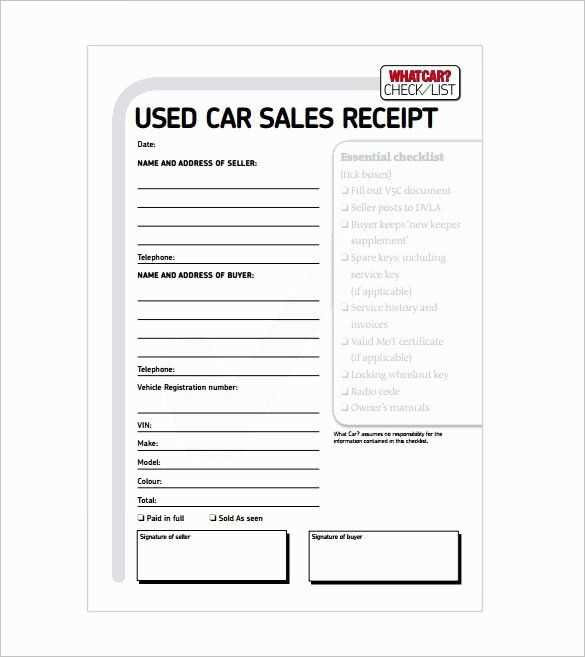 template receipt of sale ipad