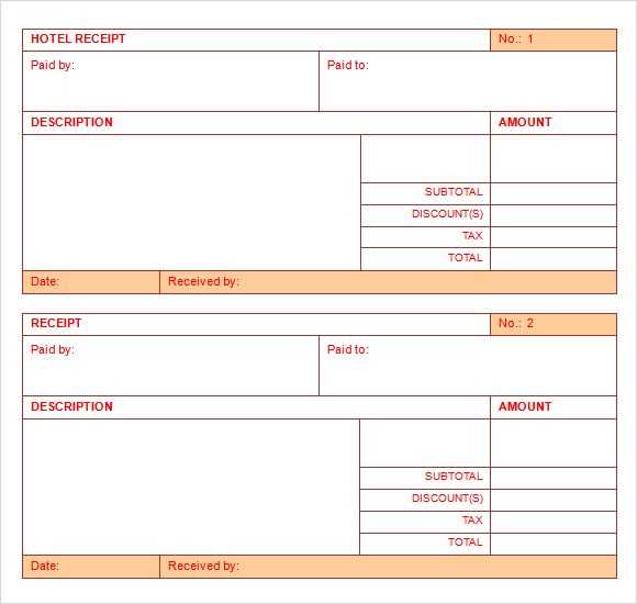 templates for bank tellers receipts