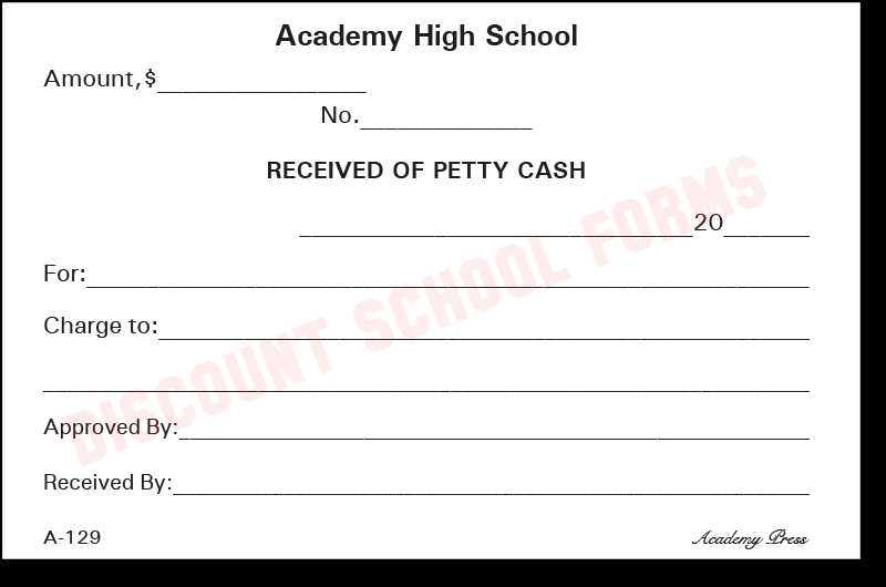 tuition receipt template