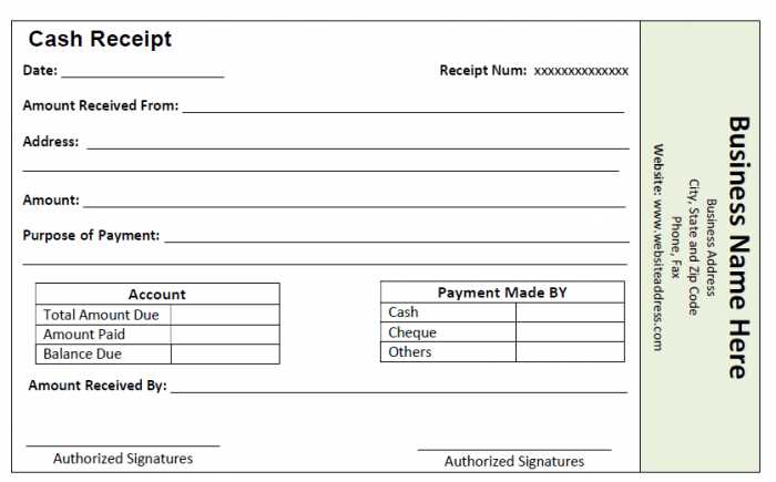 used motorcycle receipt template