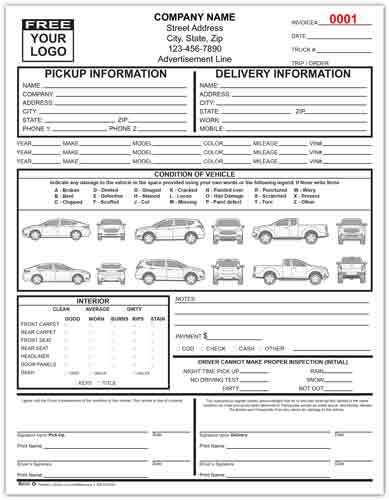 free tow truck receipt template