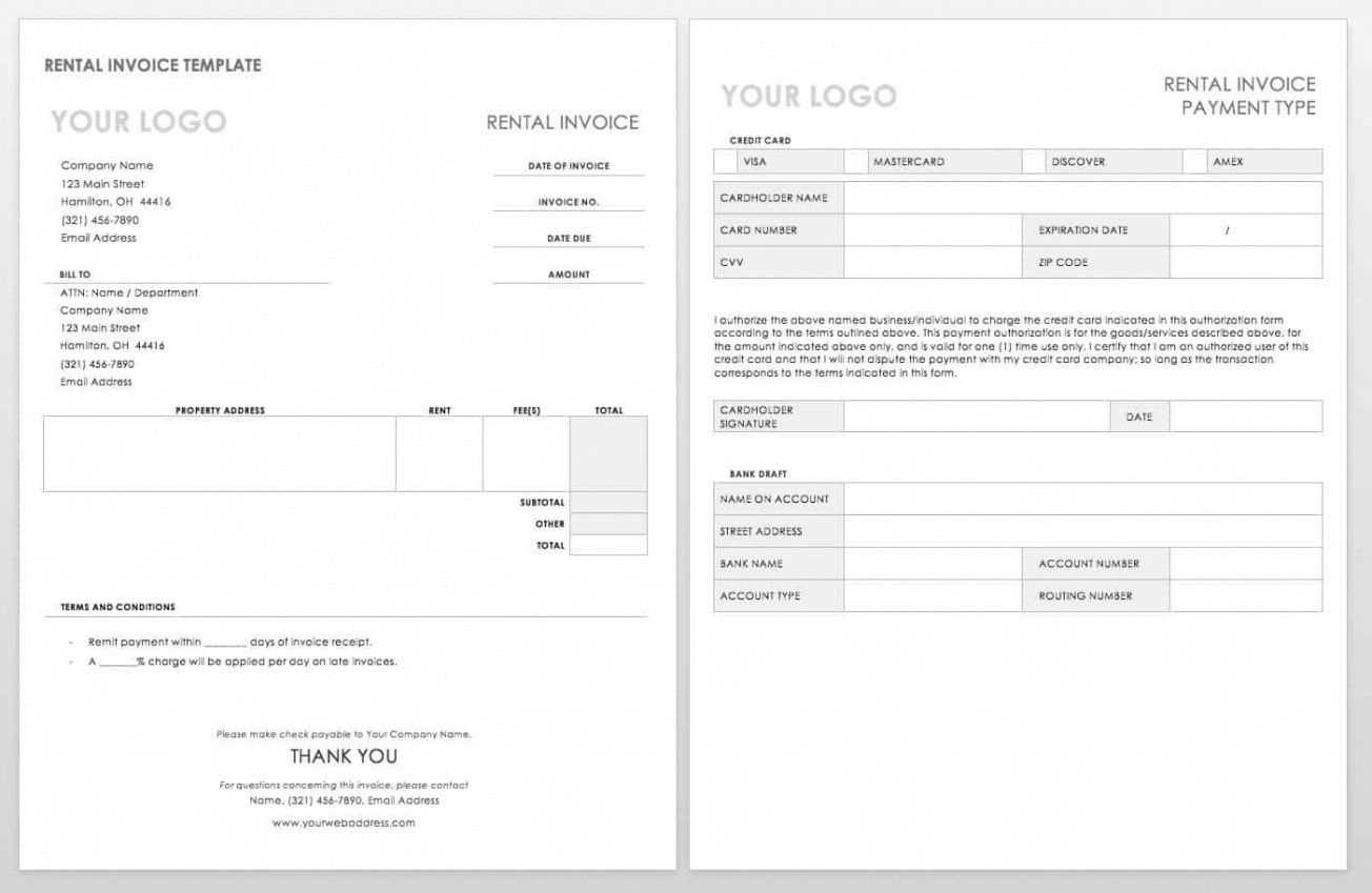 company receipt template