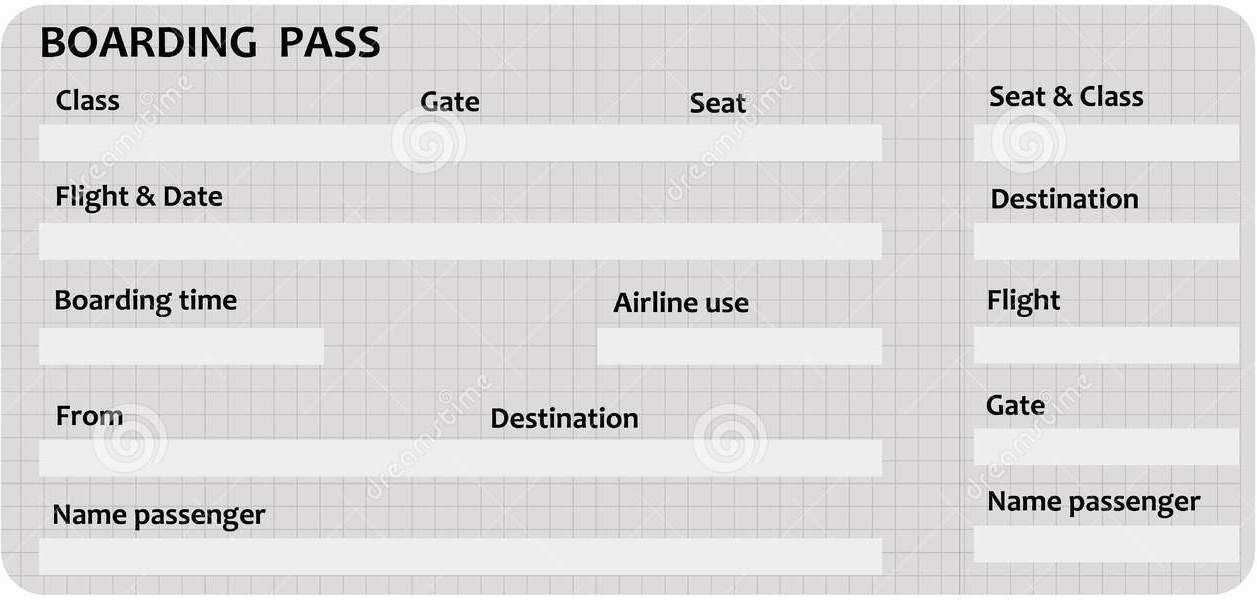 airline ticket receipt template