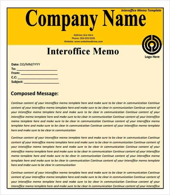 Declaration of missing receipt memo template