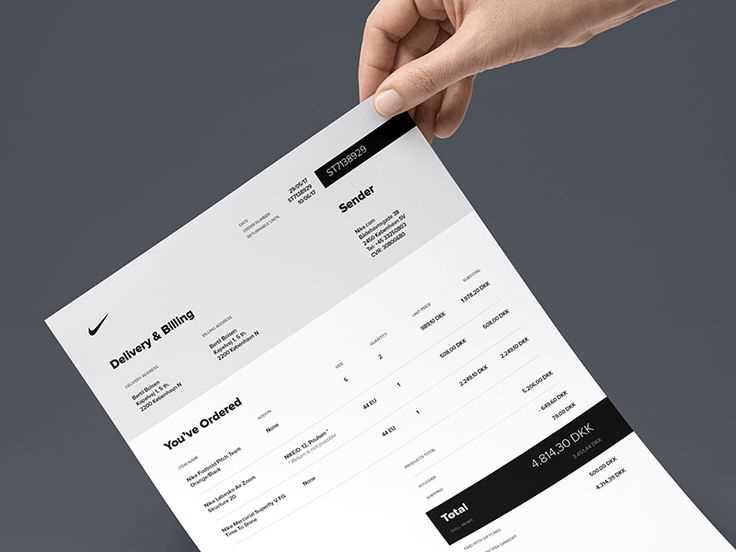 electronic receipts template