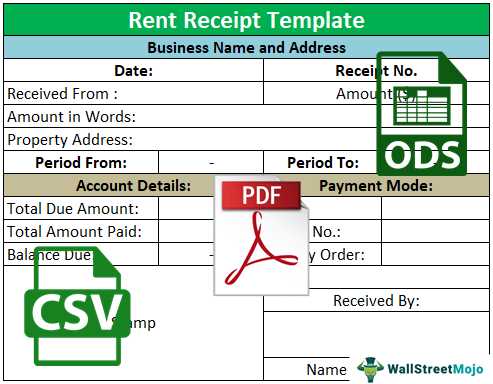 free excel receipt template download