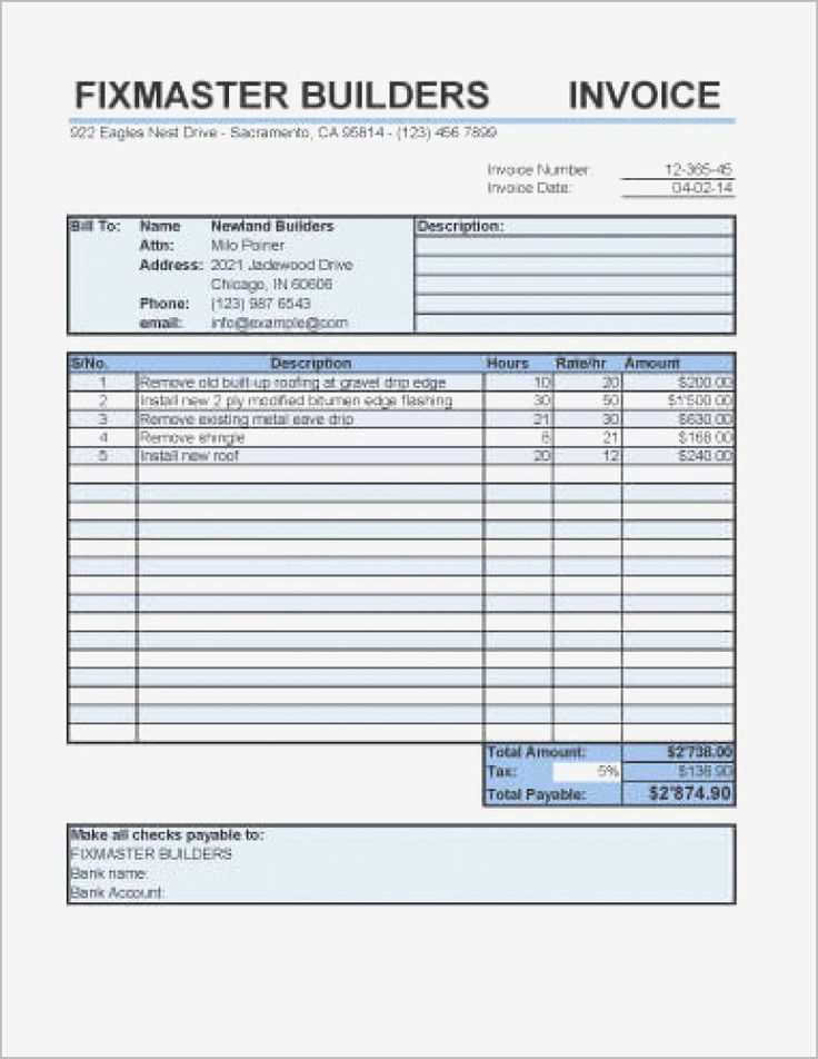 free tow truck receipt template