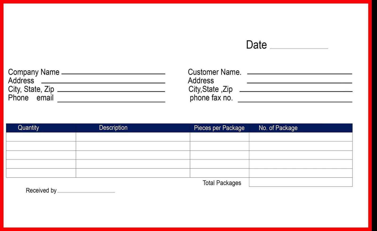 certified mail receipt template microsoft word