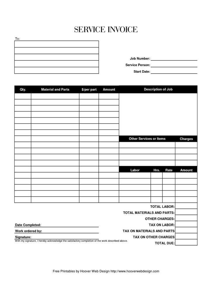 free hvac receipt template