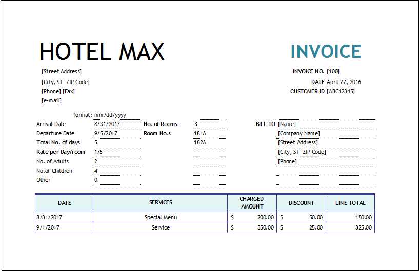 tax receipt template uae