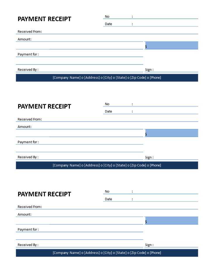 payment confirmation receipt template