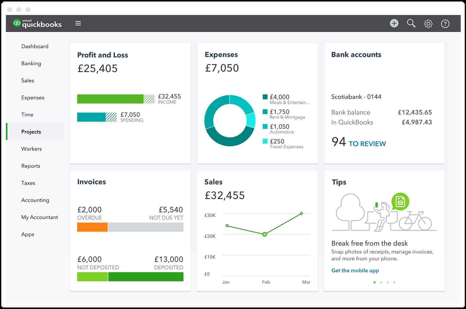 quickbooks desktop receipt template download