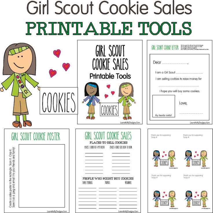 girl scout cookie sales receipt template