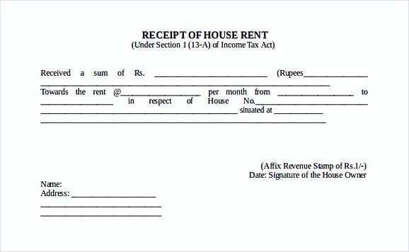 Tax receipt template nz