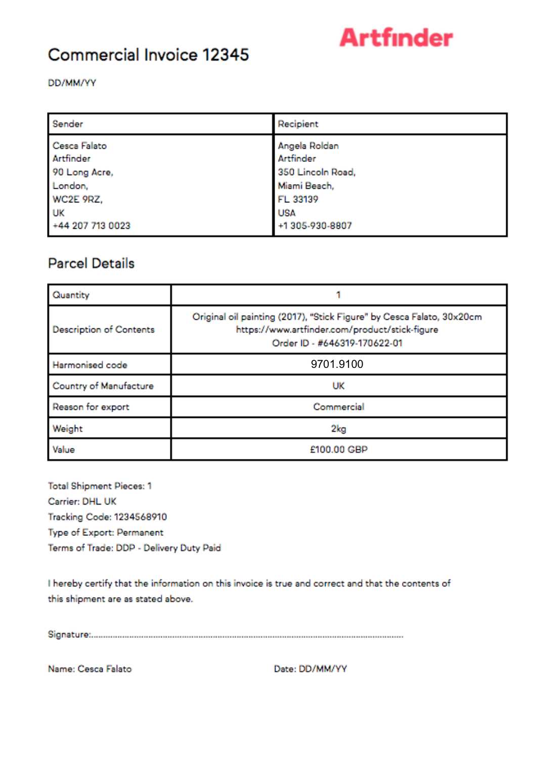 drupal commerce invoice receipt template