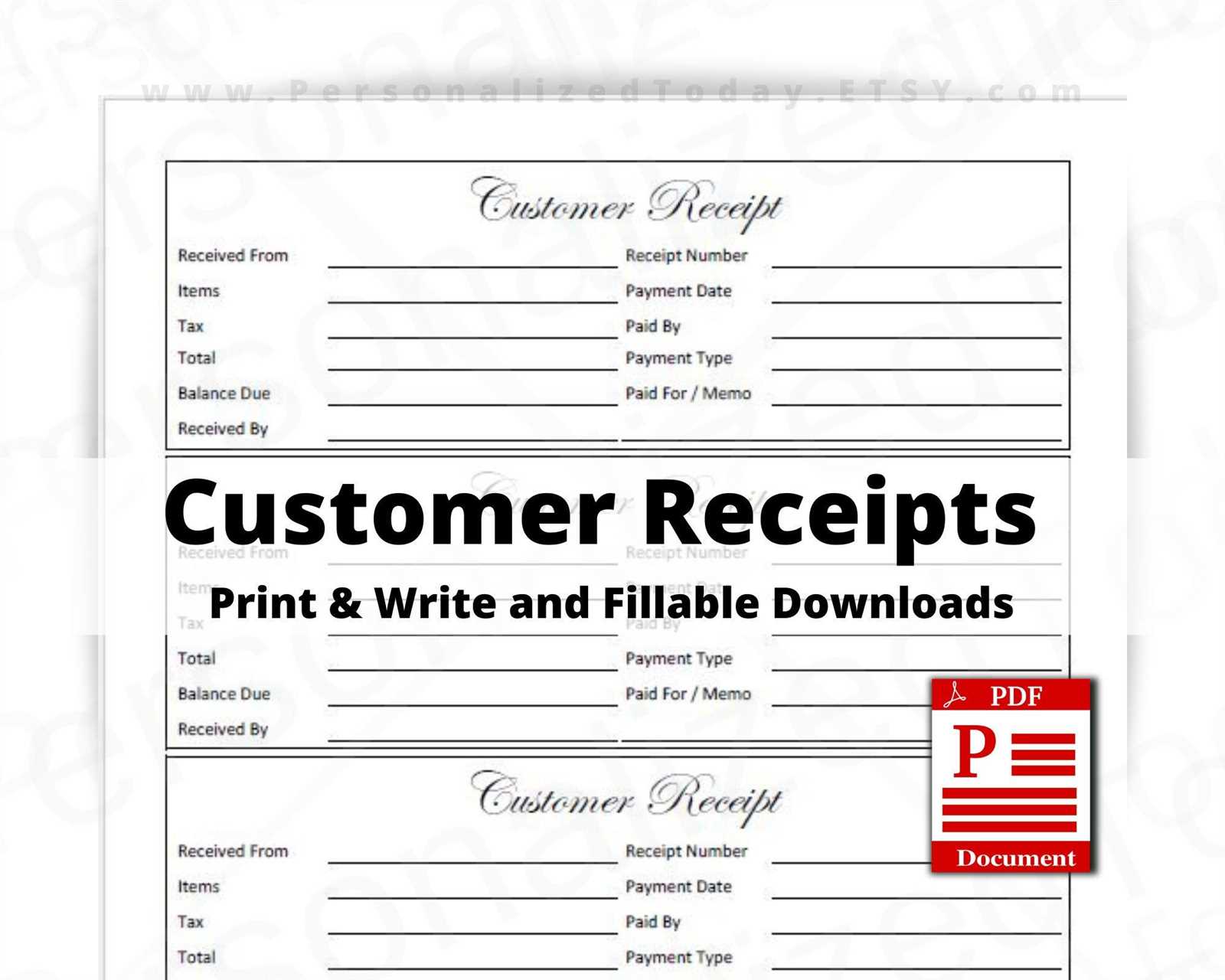 fillable cash receipt template download