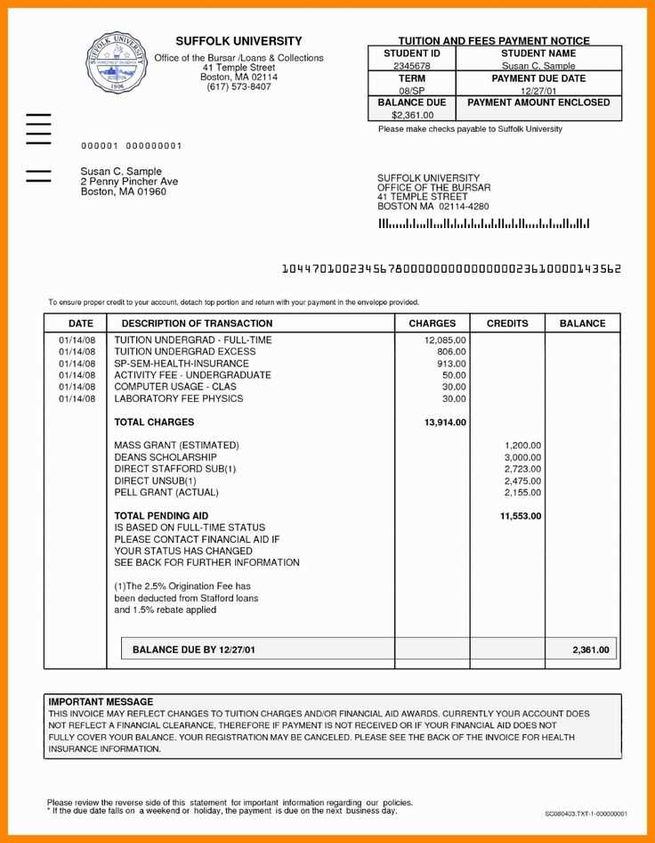 school fee receipt template in excel