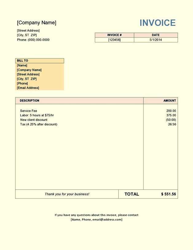 ms word receipt template