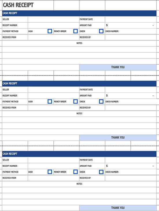 payroll receipt template word