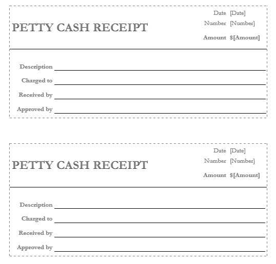 cash receipts journal template