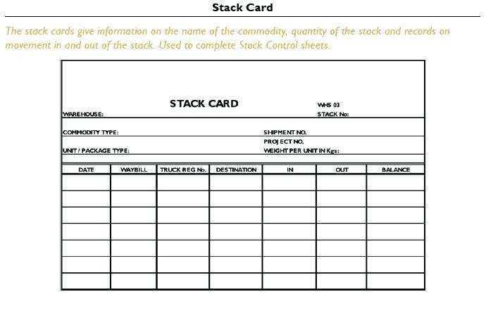 warehouse receipt form template