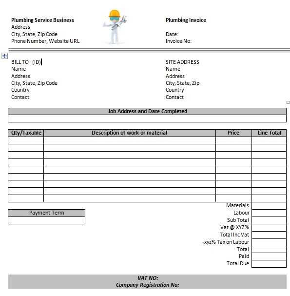 self employed receipt template