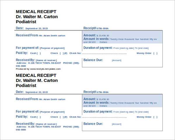 fsafeds dependent care receipt template