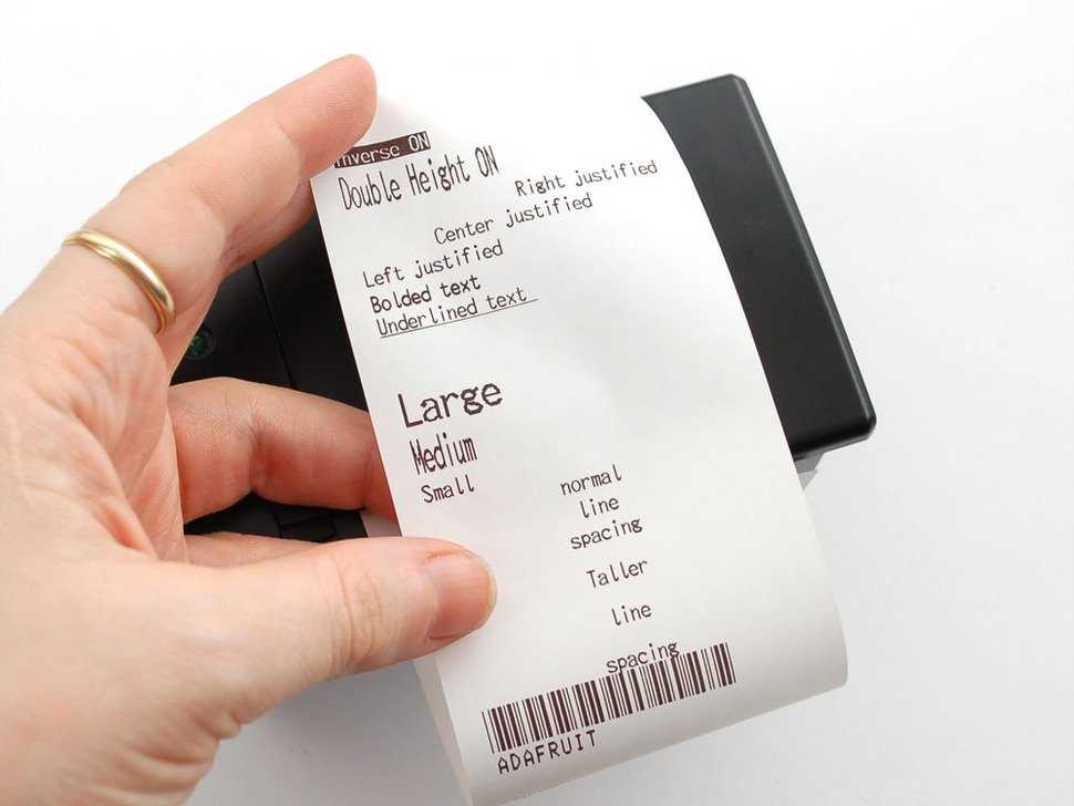 thermal printer receipt template excel