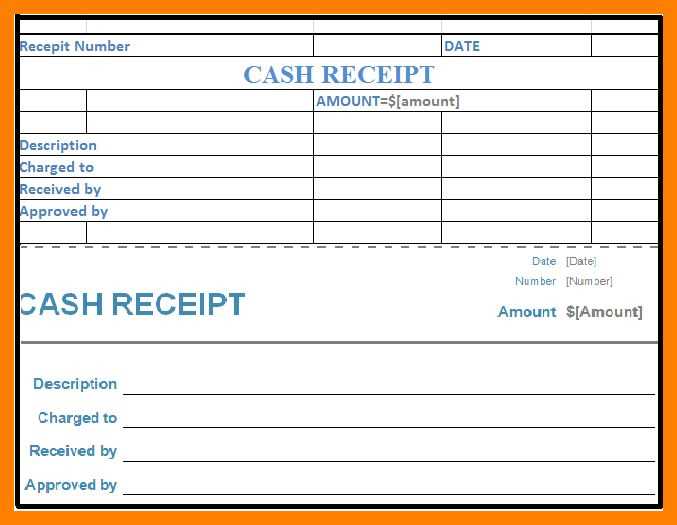 translation receipt template