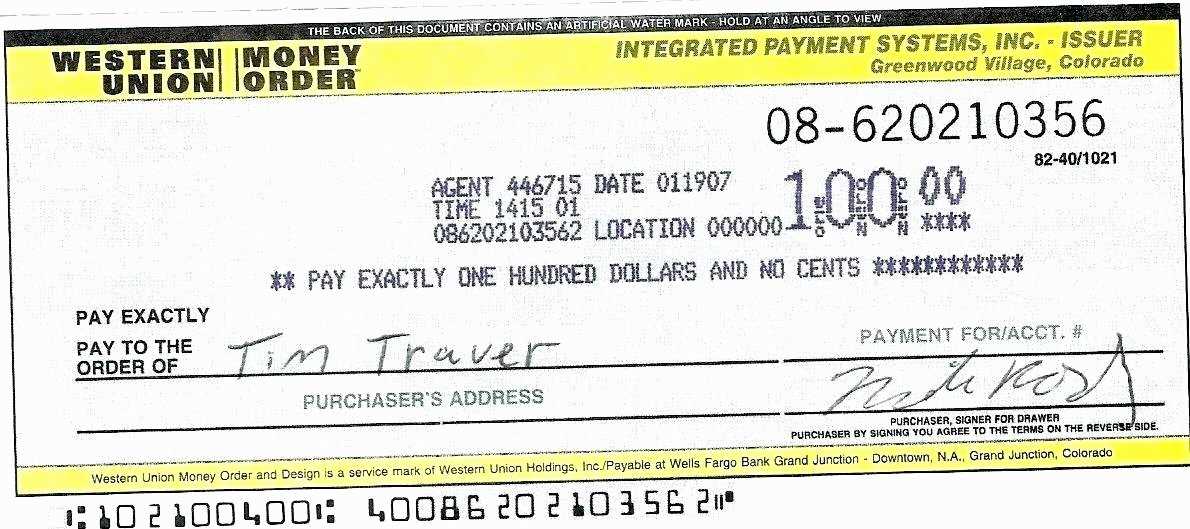 fake money order receipt template