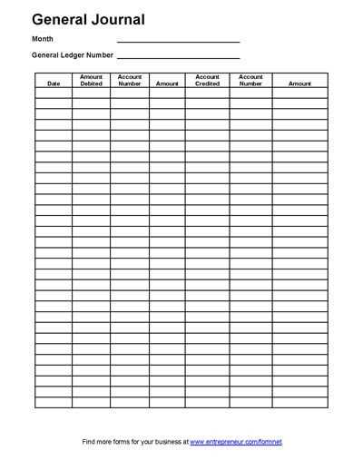 blank cash receipts journal template