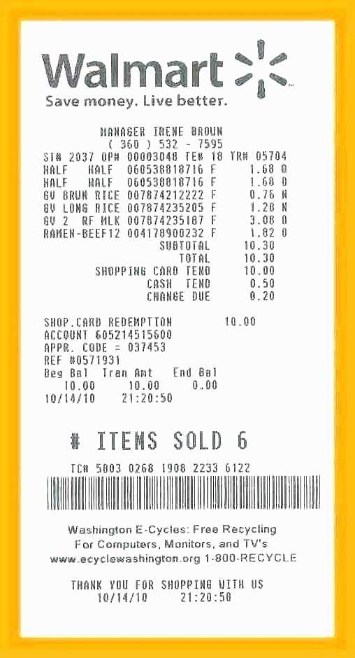 walmart receipt template for canva download